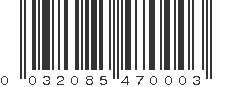 UPC 032085470003