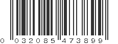 UPC 032085473899