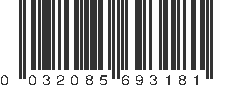 UPC 032085693181