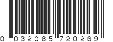 UPC 032085720269