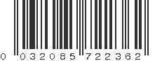 UPC 032085722362