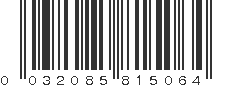 UPC 032085815064