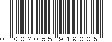 UPC 032085949035