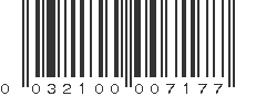 UPC 032100007177