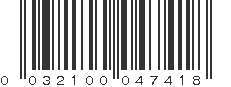 UPC 032100047418