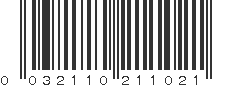 UPC 032110211021