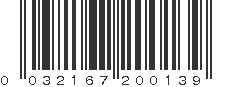 UPC 032167200139