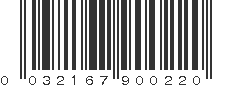 UPC 032167900220