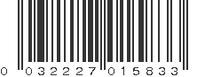 UPC 032227015833