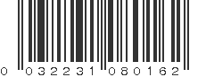 UPC 032231080162