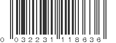 UPC 032231118636