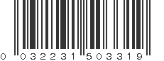 UPC 032231503319