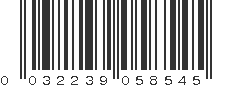 UPC 032239058545