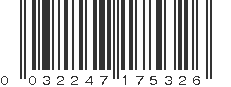 UPC 032247175326