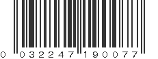 UPC 032247190077