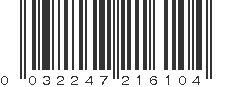 UPC 032247216104