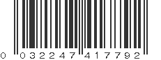 UPC 032247417792