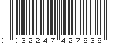 UPC 032247427838