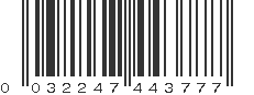 UPC 032247443777