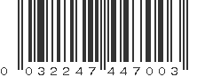 UPC 032247447003