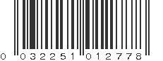 UPC 032251012778