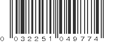 UPC 032251049774