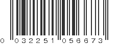 UPC 032251056673