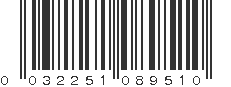 UPC 032251089510