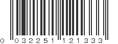 UPC 032251121333