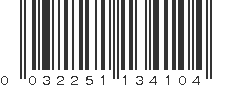 UPC 032251134104