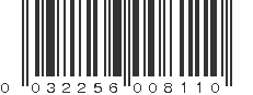 UPC 032256008110