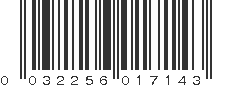 UPC 032256017143