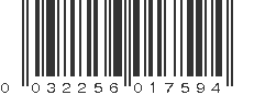 UPC 032256017594