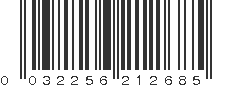 UPC 032256212685