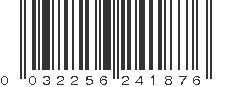 UPC 032256241876