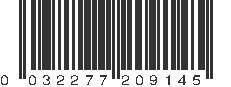 UPC 032277209145