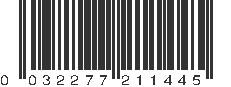 UPC 032277211445