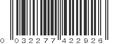 UPC 032277422926