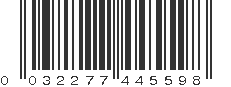 UPC 032277445598