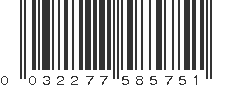 UPC 032277585751