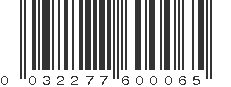 UPC 032277600065