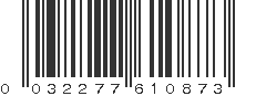 UPC 032277610873