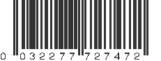 UPC 032277727472