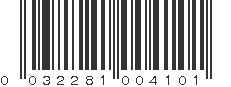 UPC 032281004101