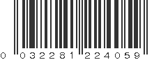 UPC 032281224059