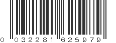 UPC 032281625979