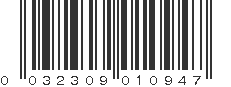 UPC 032309010947