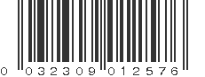 UPC 032309012576