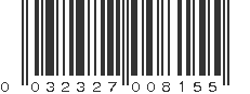 UPC 032327008155