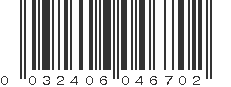 UPC 032406046702